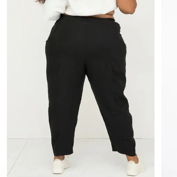 Elizabeth Suzann Black Clyde Work Pants - Picture 3 of 3